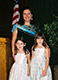 October 1, 2005, My daughters and I at the Américas Award at the Library of Congress